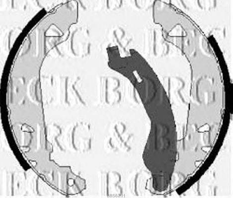 Тормозные колодки BORG & BECK BBS6201