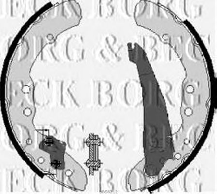 Тормозные колодки BORG & BECK BBS6212