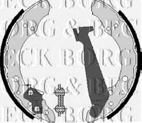 Тормозные колодки BORG & BECK BBS6213