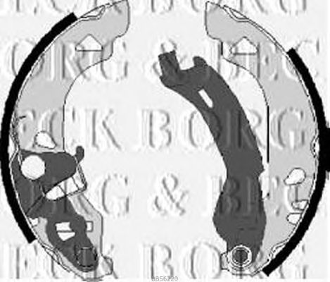 Гальмівні колодки BORG & BECK BBS6220