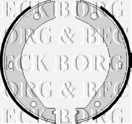 Тормозные колодки ручника BORG & BECK BBS6239