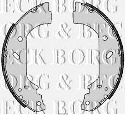 Тормозные колодки BORG & BECK BBS6265