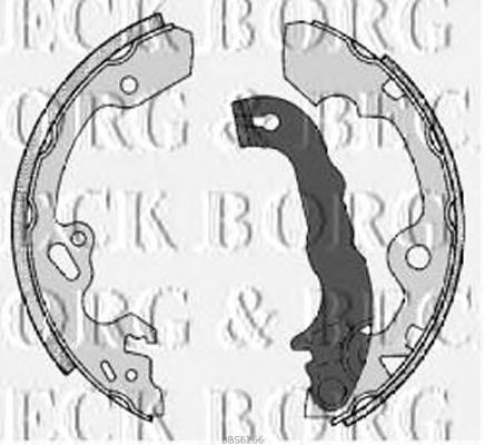 Тормозные колодки BORG & BECK BBS6266