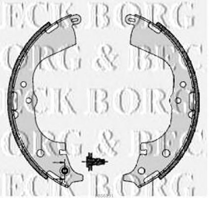 Гальмівні колодки BORG & BECK BBS6291