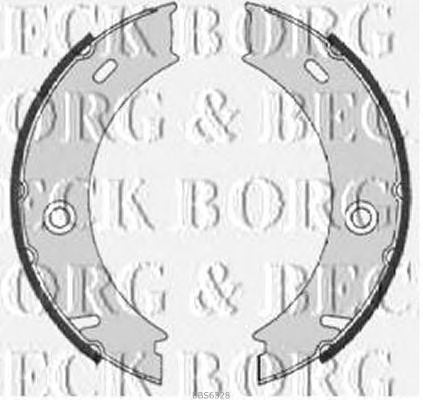 Тормозные колодки ручника BORG & BECK BBS6328