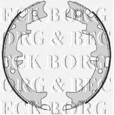 Гальмівні колодки BORG & BECK BBS6330