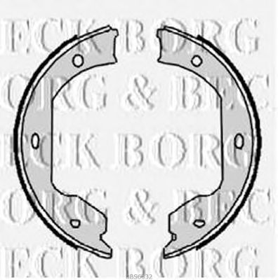 Тормозные колодки ручника BORG & BECK BBS6332
