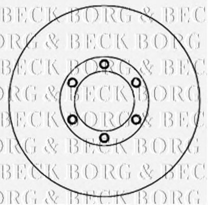 Гальмівний диск BORG & BECK BBD4750