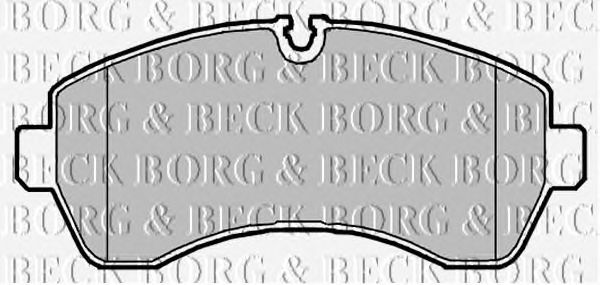 Тормозные колодки BORG & BECK BBP2147