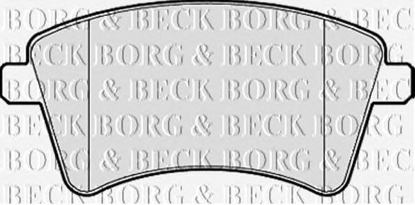 Гальмівні колодки BORG & BECK BBP2152