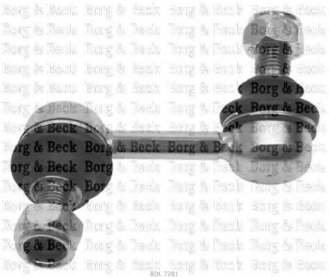 Тяга / стойка стабилизатора BORG & BECK BDL7281