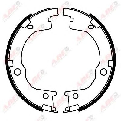 Тормозные колодки ручника ABE C00328ABE