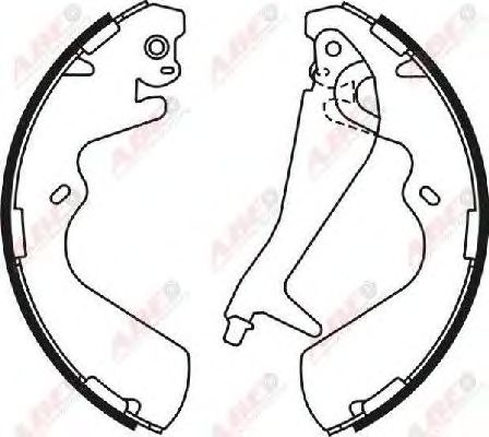 Тормозные колодки ABE C00511ABE