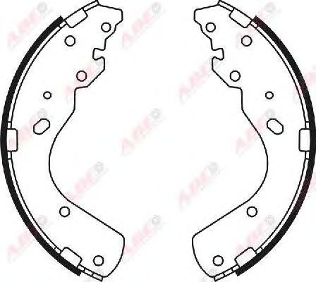 Тормозные колодки ABE C03044ABE