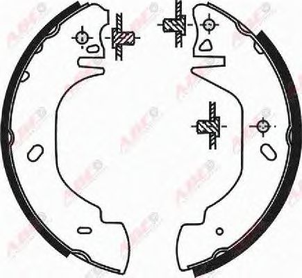 Тормозные колодки ABE C0G023ABE