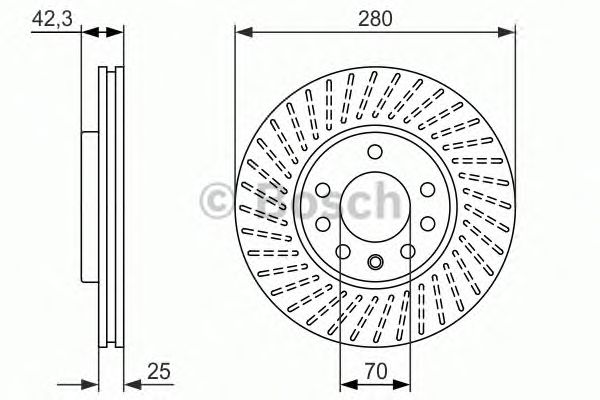 Тормозной диск BOSCH 0 986 479 919