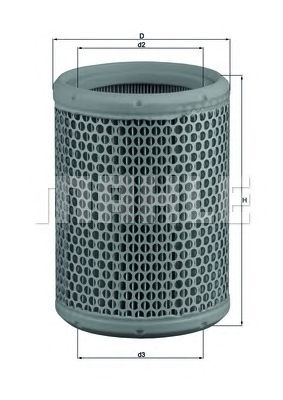 Воздушный фильтр KNECHT LX 130