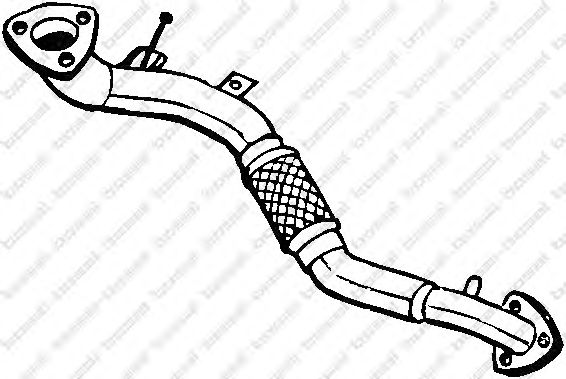 Труба выхлопного газа BOSAL 801-123