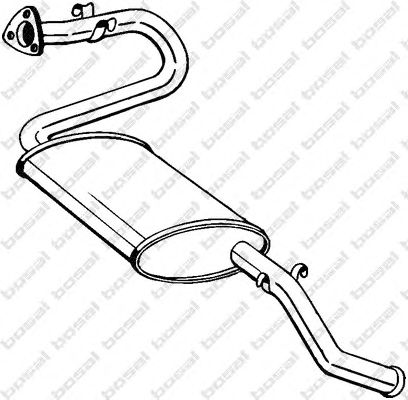 Глушитель BOSAL 280-273