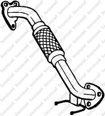 Труба выхлопного газа BOSAL 753-327