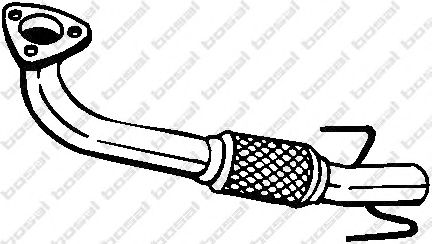 Труба выхлопного газа BOSAL 751-379