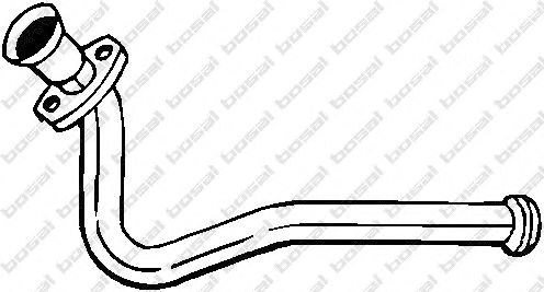 Труба выхлопного газа BOSAL 789-217
