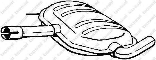 Резонатор BOSAL 233-487