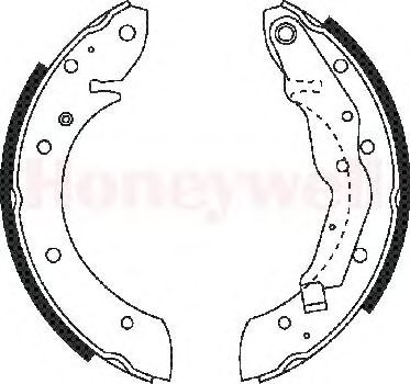 Тормозные колодки BENDIX 362340B