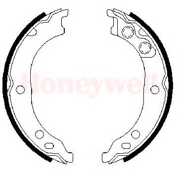 Гальмівні колодки ручника BENDIX 362466B