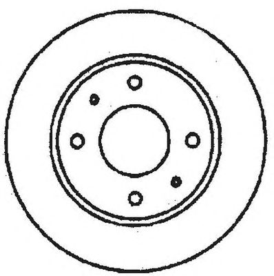 Тормозной диск BENDIX 561582B
