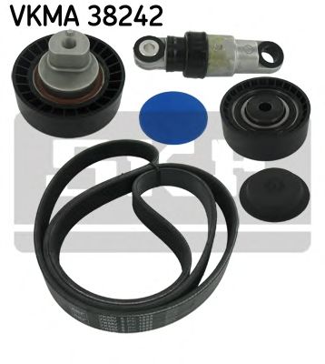 Комплект поликлинового ремня SKF VKMA 38242