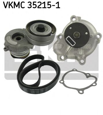 Водяной насос + комплект ручейковых ремней SKF VKMC 35215-1