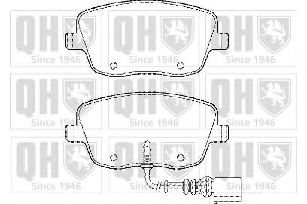 Тормозные колодки QUINTON HAZELL BP1370
