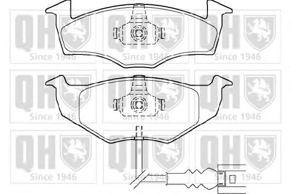 Тормозные колодки QUINTON HAZELL BP1372