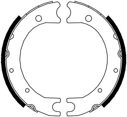 Тормозные колодки ручника FERODO FSB4119