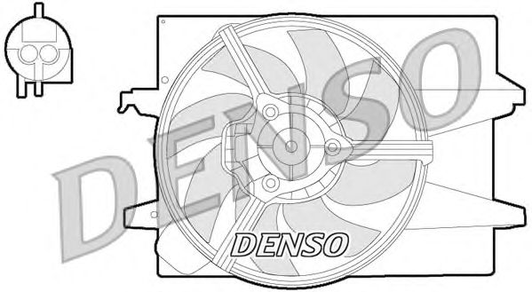 Вентилятор охолодження DENSO DER10004