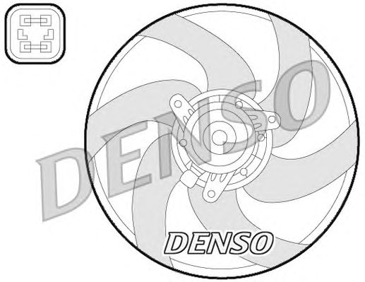 Вентилятор охлаждения DENSO DER21022