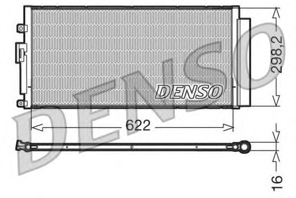 Радиатор кондиционера DENSO DCN09046