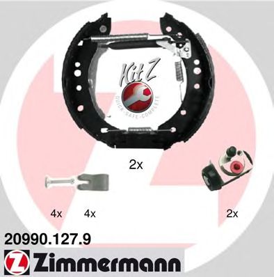 Тормозные колодки ZIMMERMANN 20990.127.9