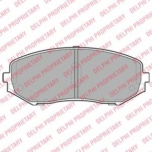 Тормозные колодки DELPHI LP2001