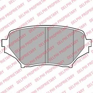 Тормозные колодки DELPHI LP2026
