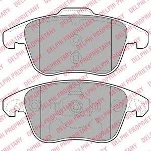 Тормозные колодки DELPHI LP2100