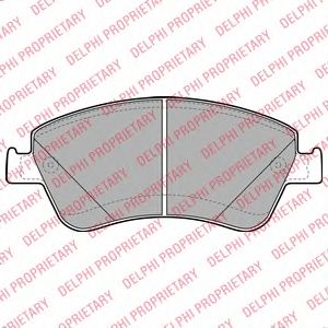 Тормозные колодки DELPHI LP2102