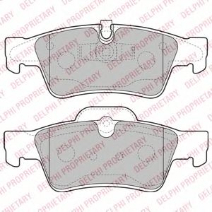Тормозные колодки DELPHI LP2124
