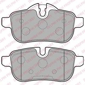 Тормозные колодки DELPHI LP2163