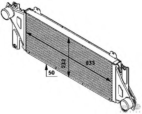 Интеркулер HELLA 8ML 376 724-291