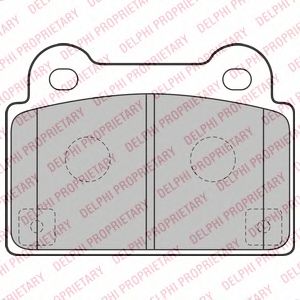 Тормозные колодки DELPHI LP2177