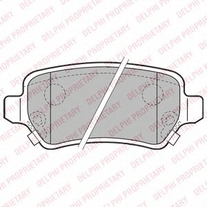 Тормозные колодки DELPHI LP2188