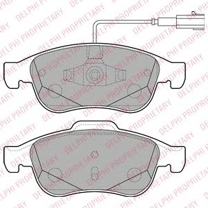Тормозные колодки DELPHI LP2220