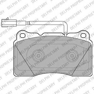 Тормозные колодки DELPHI LP2221